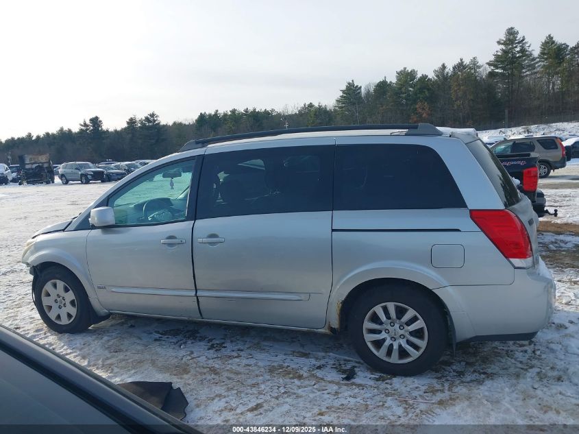 2006 Nissan Quest 3.5 S VIN: 5N1BV28U06N127951 Lot: 43846234