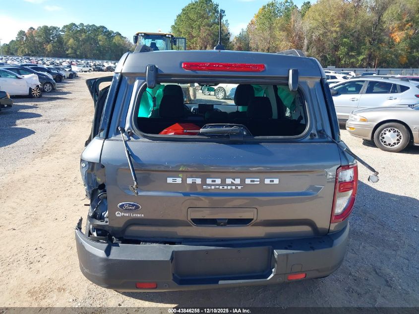 2022 Ford Bronco Sport Big Bend VIN: 3FMCR9B6XNRE18397 Lot: 43846258