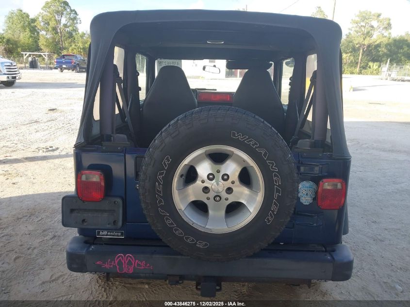 2002 Jeep Wrangler Sport VIN: 1J4FA49S62P737288 Lot: 43846275