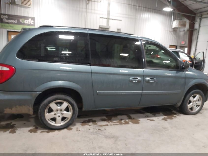 2007 Dodge Grand Caravan Sxt VIN: 2D4GP44L27R267987 Lot: 43846297