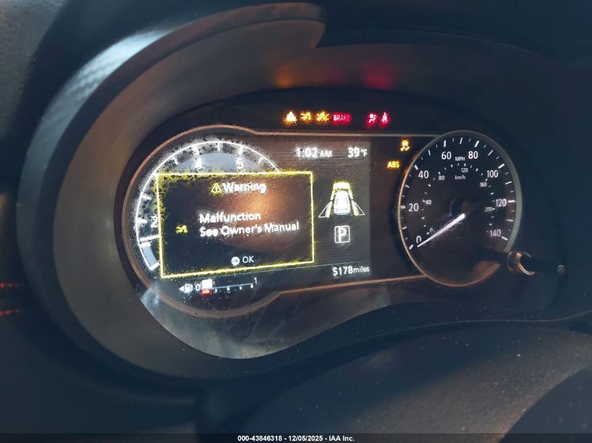 2025 Nissan Versa 1.6 Sr VIN: 3N1CN8FV8SL831190 Lot: 43846318