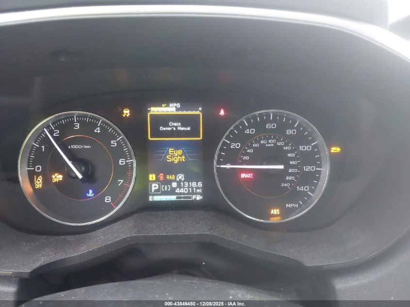 2020 Subaru Crosstrek Limited VIN: JF2GTANC4L8216004 Lot: 43846450