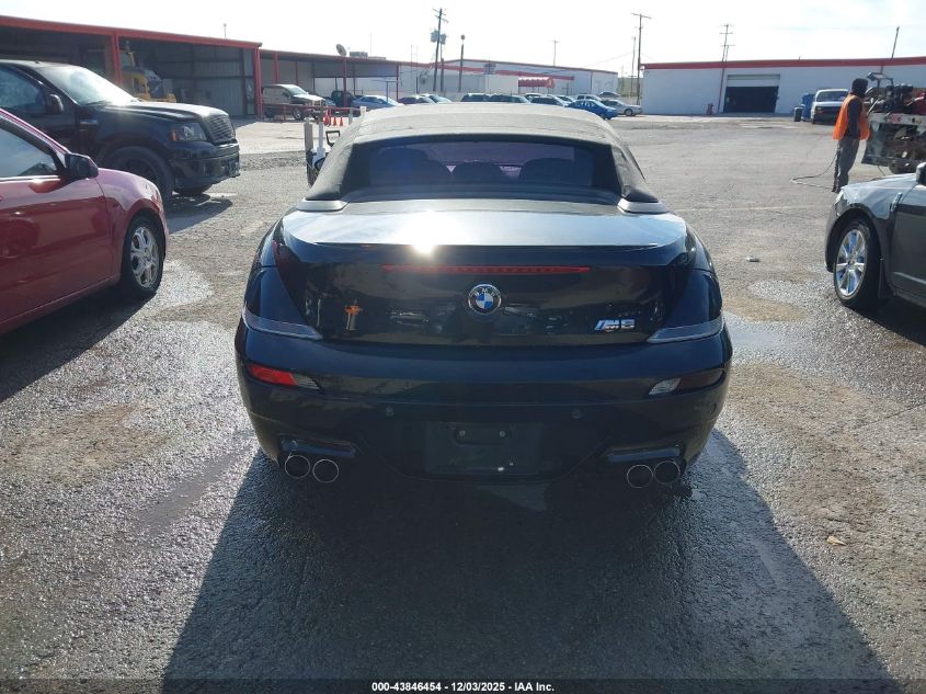 2007 BMW M6 VIN: WBSEK93587CS32620 Lot: 43846454