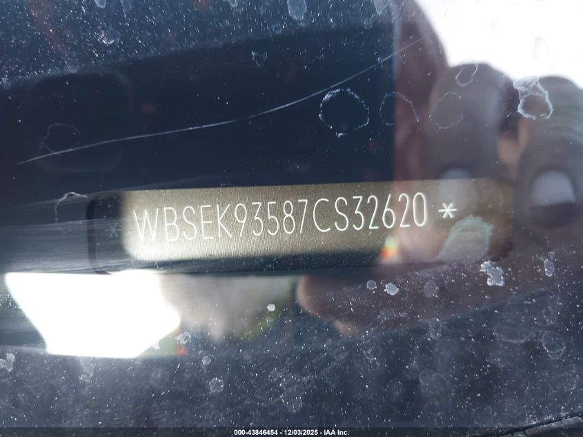 2007 BMW M6 VIN: WBSEK93587CS32620 Lot: 43846454