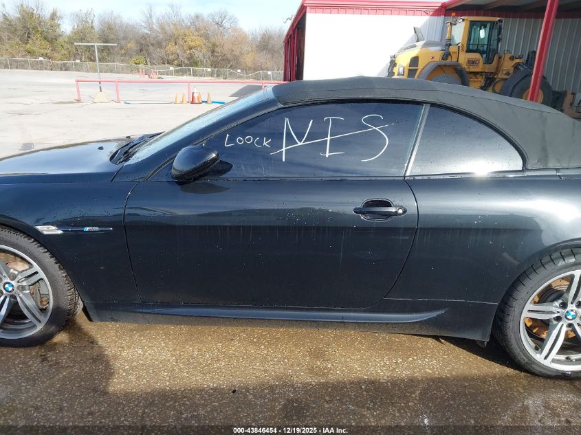 2007 BMW M6 VIN: WBSEK93587CS32620 Lot: 43846454