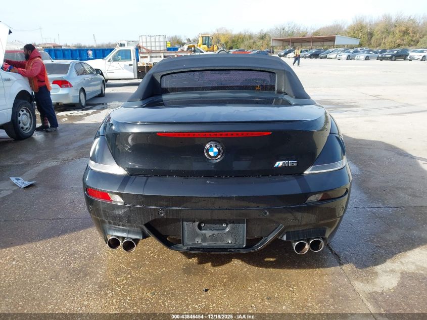 2007 BMW M6 VIN: WBSEK93587CS32620 Lot: 43846454