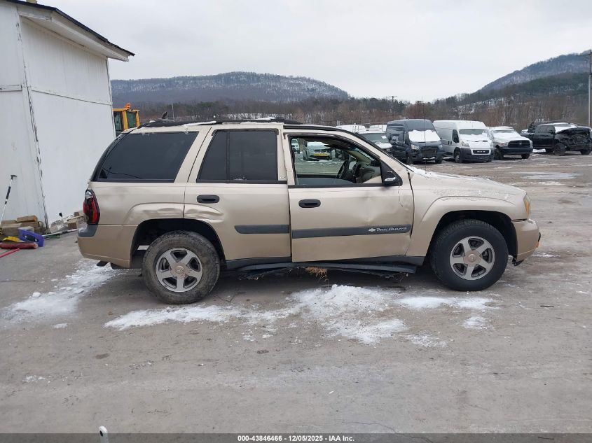 2004 Chevrolet Trailblazer Ls VIN: 1GNDS13S142172344 Lot: 43846466