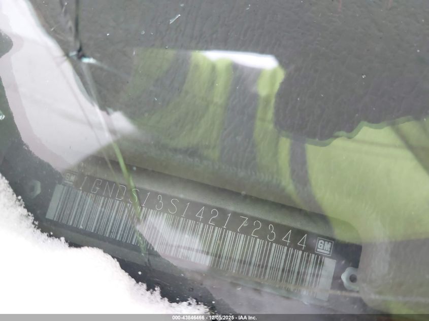 2004 Chevrolet Trailblazer Ls VIN: 1GNDS13S142172344 Lot: 43846466