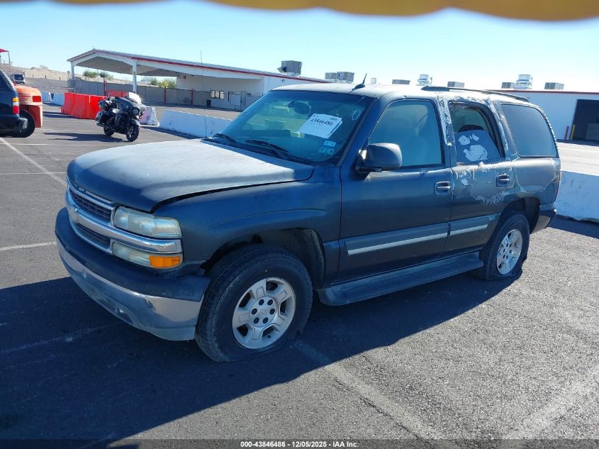 2005 Chevrolet Tahoe Ls VIN: 1GNEC13T65R266660 Lot: 43846486