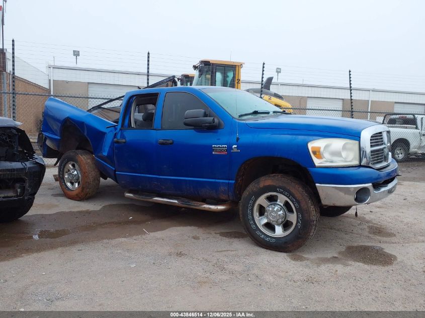 2008 Dodge Ram 2500 Slt/Power Wagon VIN: 3D7KS28A98G229186 Lot: 43846514