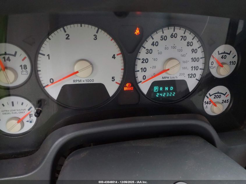 2008 Dodge Ram 2500 Slt/Power Wagon VIN: 3D7KS28A98G229186 Lot: 43846514