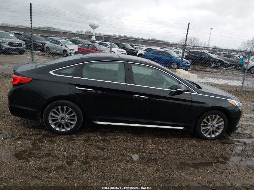 2015 Hyundai Sonata Limited VIN: 5NPE34AFXFH190926 Lot: 43846521