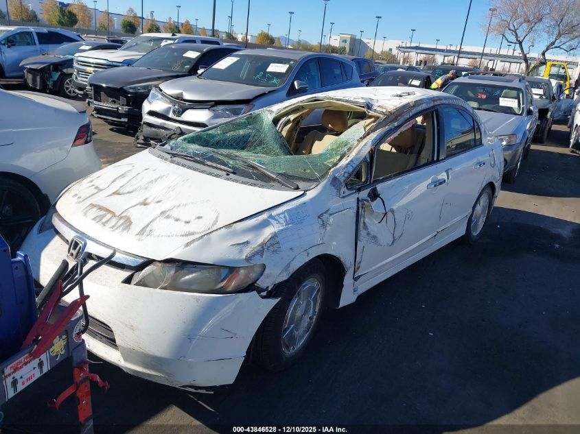 2008 Honda Civic Hybrid VIN: JHMFA36218S028714 Lot: 43846528