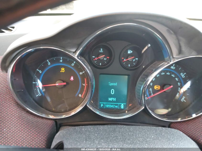 2012 Chevrolet Cruze 1Lt VIN: 1G1PF5SC4C7276543 Lot: 43846535