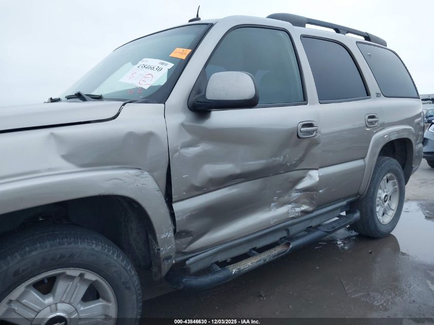 2002 Chevrolet Tahoe Z71 VIN: 1GNEK13Z92R290695 Lot: 43846630
