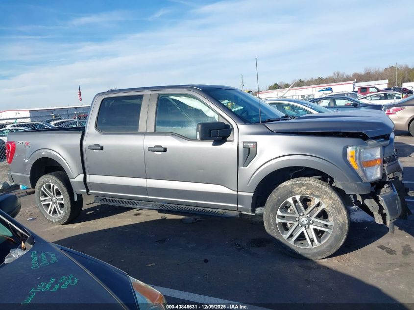 2021 Ford F-150 Xl VIN: 1FTFW1E52MFB91166 Lot: 43846631