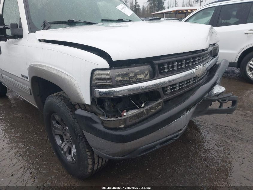 2000 Chevrolet Silverado 1500 Ls VIN: 2GCEK19T3Y1170842 Lot: 43846632