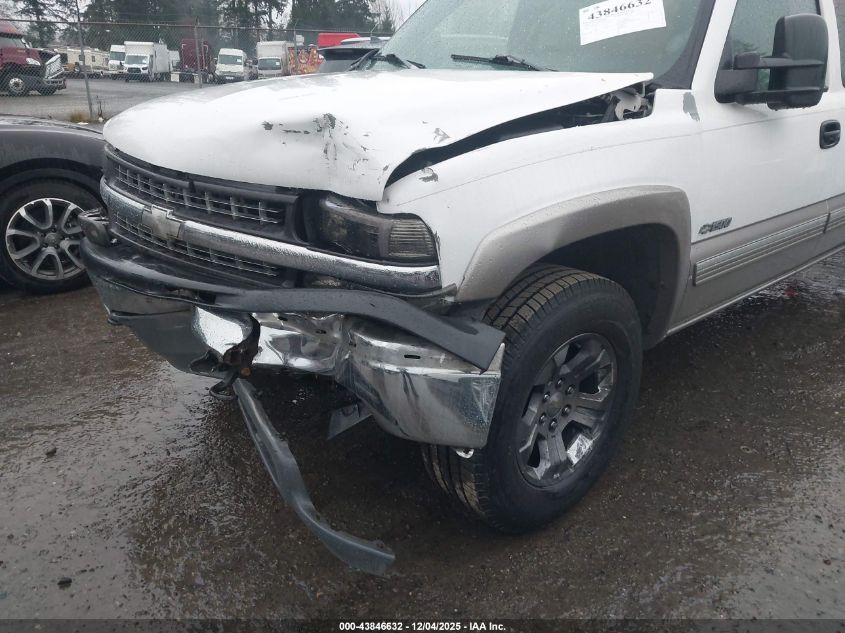 2000 Chevrolet Silverado 1500 Ls VIN: 2GCEK19T3Y1170842 Lot: 43846632