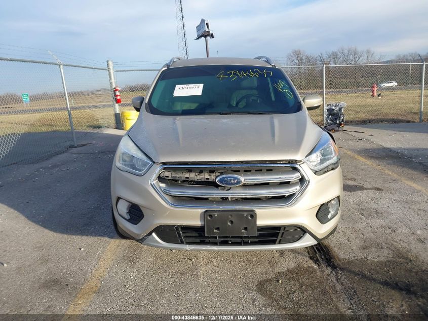 2017 Ford Escape Titanium VIN: 1FMCU0JDXHUE72581 Lot: 43846635