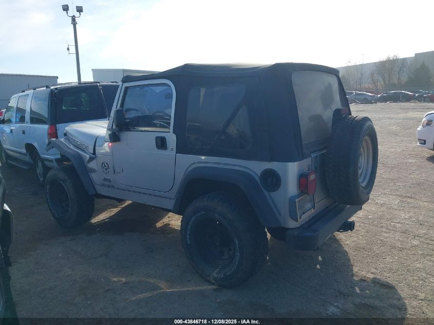 2003 Jeep Wrangler Se VIN: 1J4FA29193P349100 Lot: 43846718