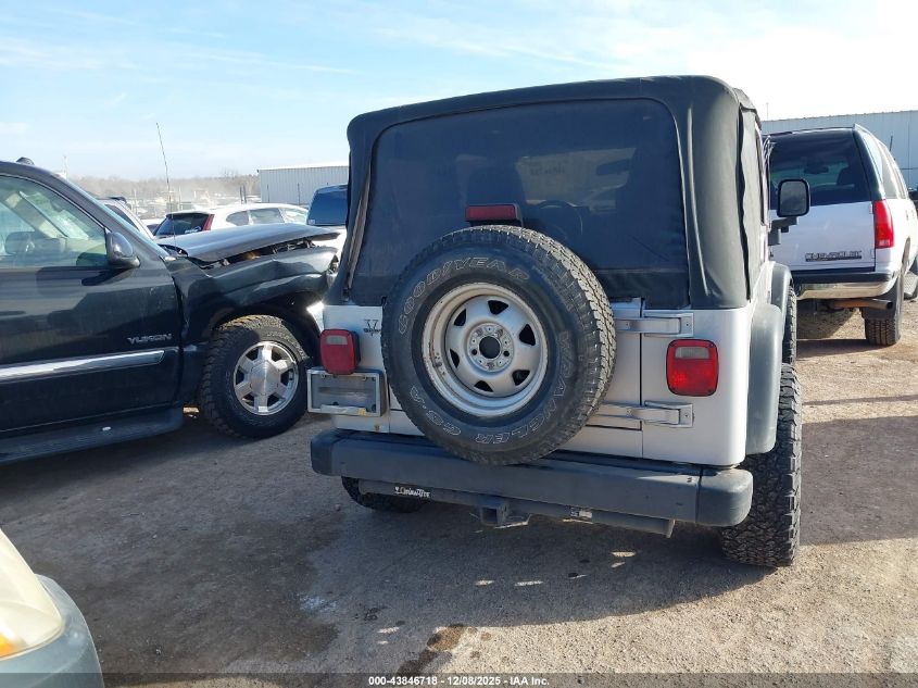 2003 Jeep Wrangler Se VIN: 1J4FA29193P349100 Lot: 43846718
