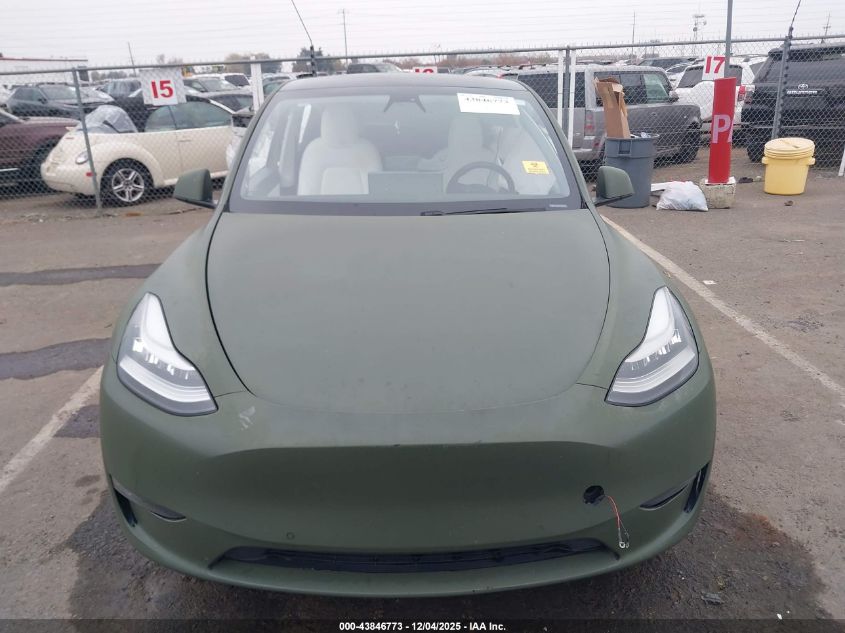 2020 Tesla Model Y Long Range Dual Motor All-Wheel Drive VIN: 5YJYGDEE1LF058523 Lot: 43846773
