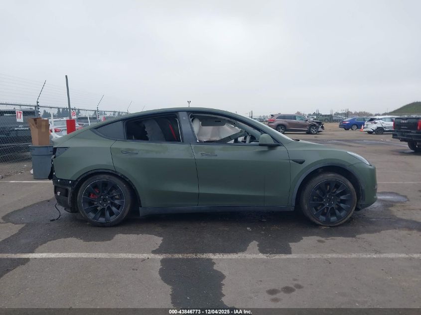 2020 Tesla Model Y Long Range Dual Motor All-Wheel Drive VIN: 5YJYGDEE1LF058523 Lot: 43846773