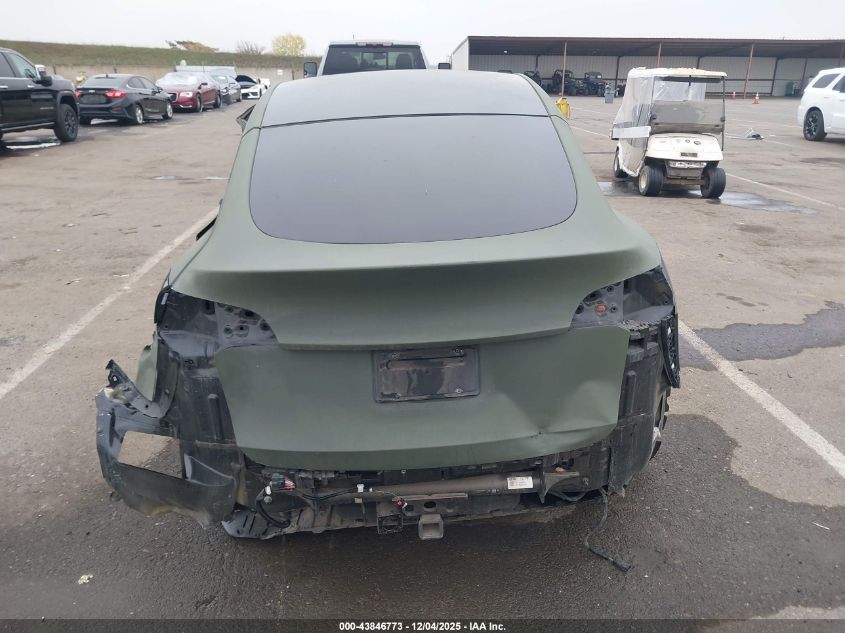 2020 Tesla Model Y Long Range Dual Motor All-Wheel Drive VIN: 5YJYGDEE1LF058523 Lot: 43846773