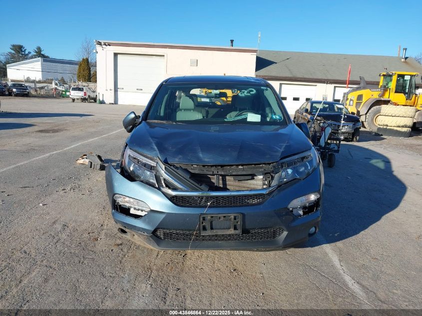 2016 Honda Pilot Ex-L VIN: 5FNYF6H58GB095715 Lot: 43846864