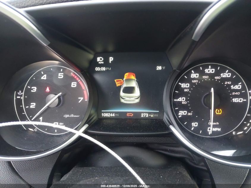 2017 Alfa Romeo Giulia Ti Awd VIN: ZARFAEEN4H7560511 Lot: 43846929