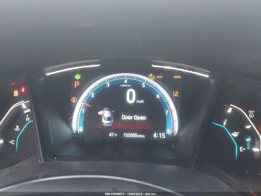 2019 Honda Civic Lx VIN: 2HGFC2F61KH547528 Lot: 43846971