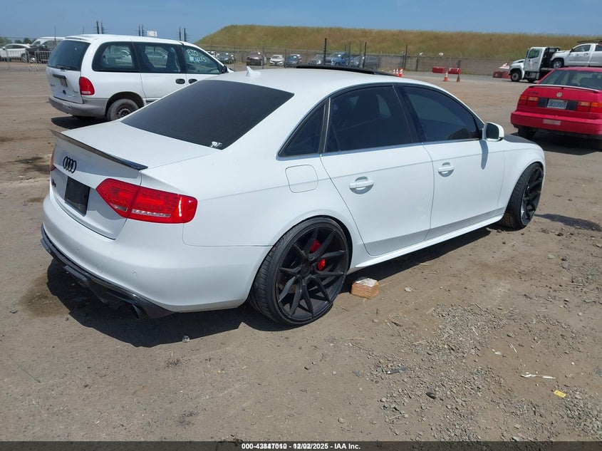 2012 AUDI S4 auction photo 4