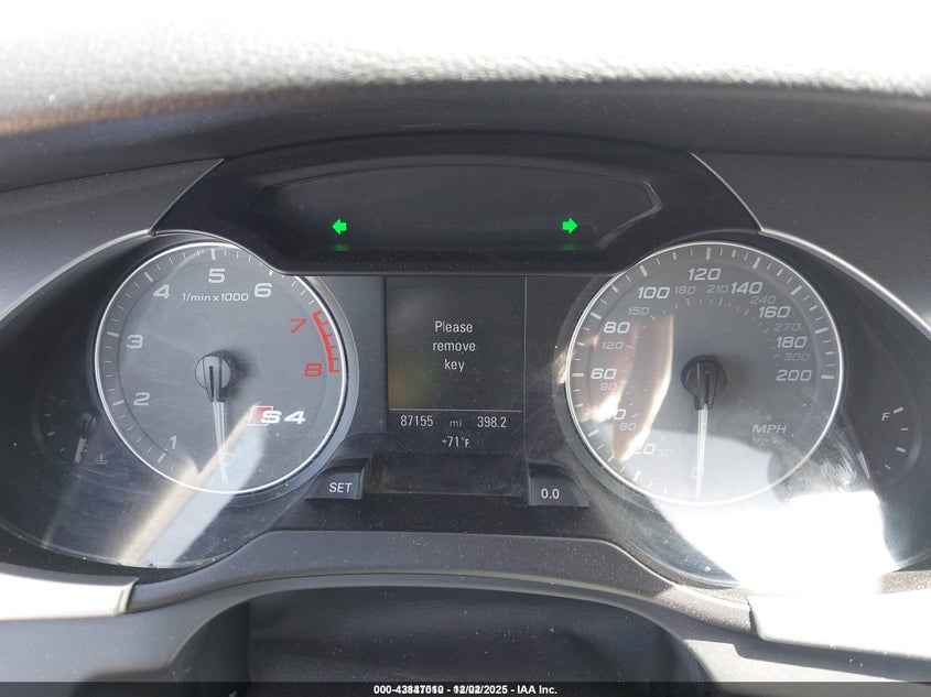 2012 AUDI S4 auction photo 7