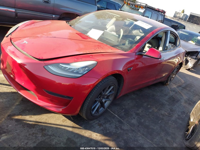 5YJ3E1EA7JF011683 2018 TESLA MODEL 3 photo no. 2