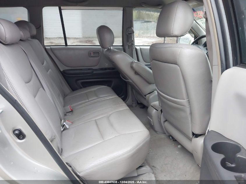 2001 Toyota Highlander V6 VIN: JTEHF21A410015179 Lot: 43847035