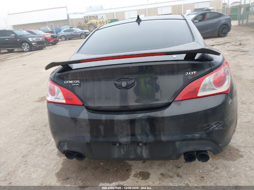 2010 Hyundai Genesis 2.0T Track VIN: KMHHT6KD4AU003759 Lot: 43847045
