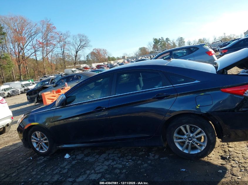 2014 Hyundai Sonata Gls VIN: 5NPEB4AC7EH902333 Lot: 43847061