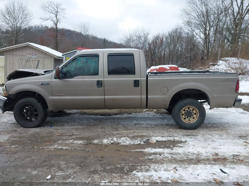 2004 Ford F-250 Lariat/Xl/Xlt VIN: 1FTNW21P24EB46355 Lot: 43847094
