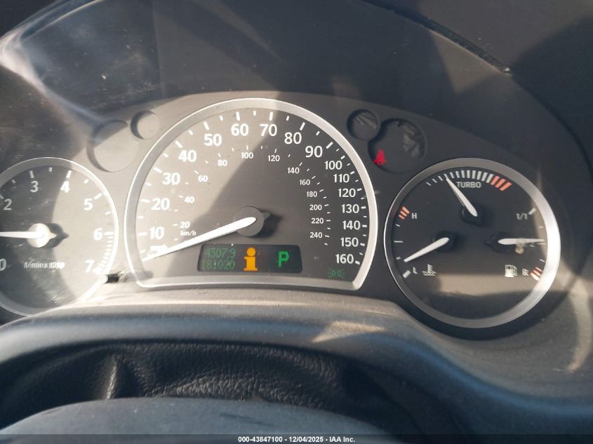 2005 Saab 9-3 Arc VIN: YS3FD49Y251020226 Lot: 43847100