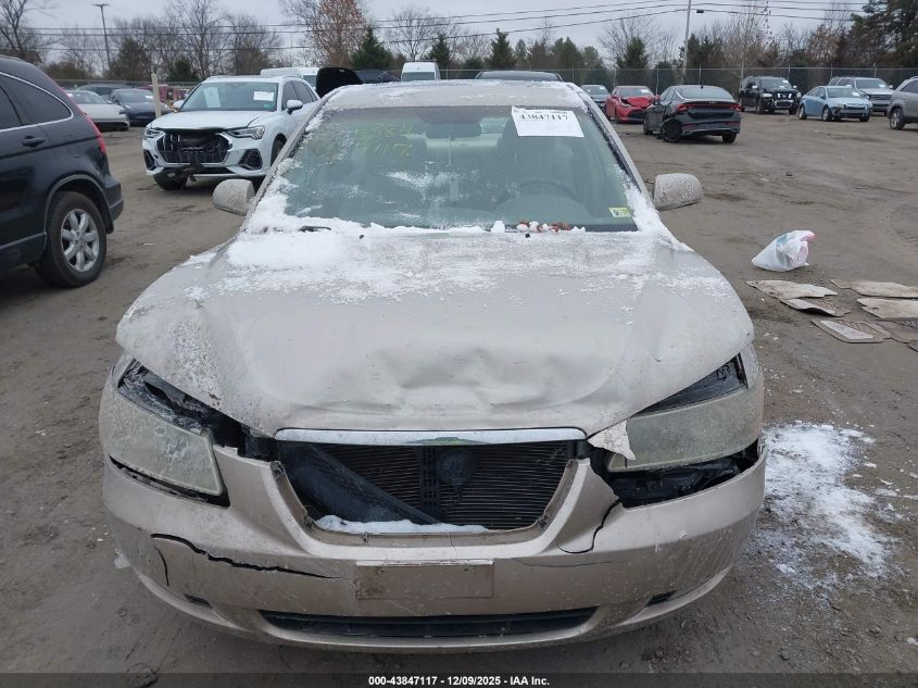 2007 Hyundai Sonata Gls VIN: 5NPET46C97H193316 Lot: 43847117