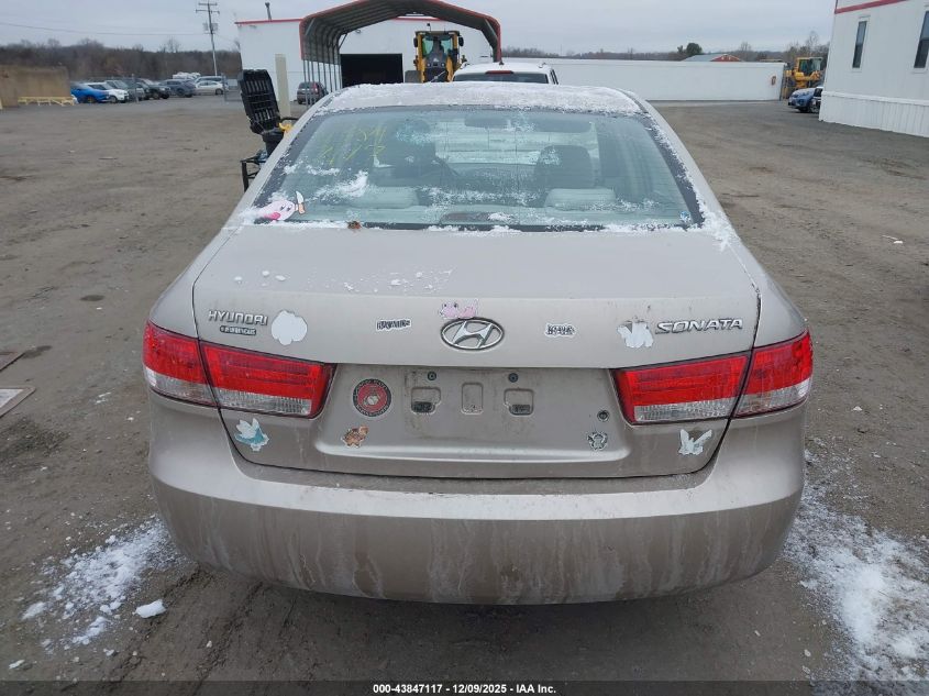 2007 Hyundai Sonata Gls VIN: 5NPET46C97H193316 Lot: 43847117