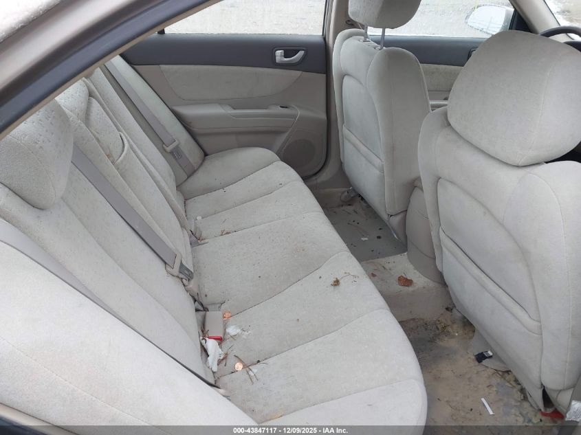 2007 Hyundai Sonata Gls VIN: 5NPET46C97H193316 Lot: 43847117