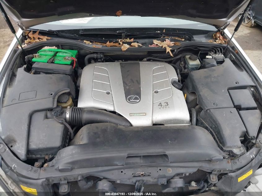 2006 Lexus Ls 430 VIN: JTHBN36F565033156 Lot: 43847193