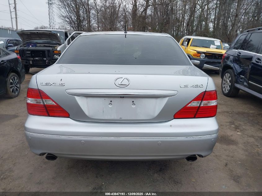 2006 Lexus Ls 430 VIN: JTHBN36F565033156 Lot: 43847193