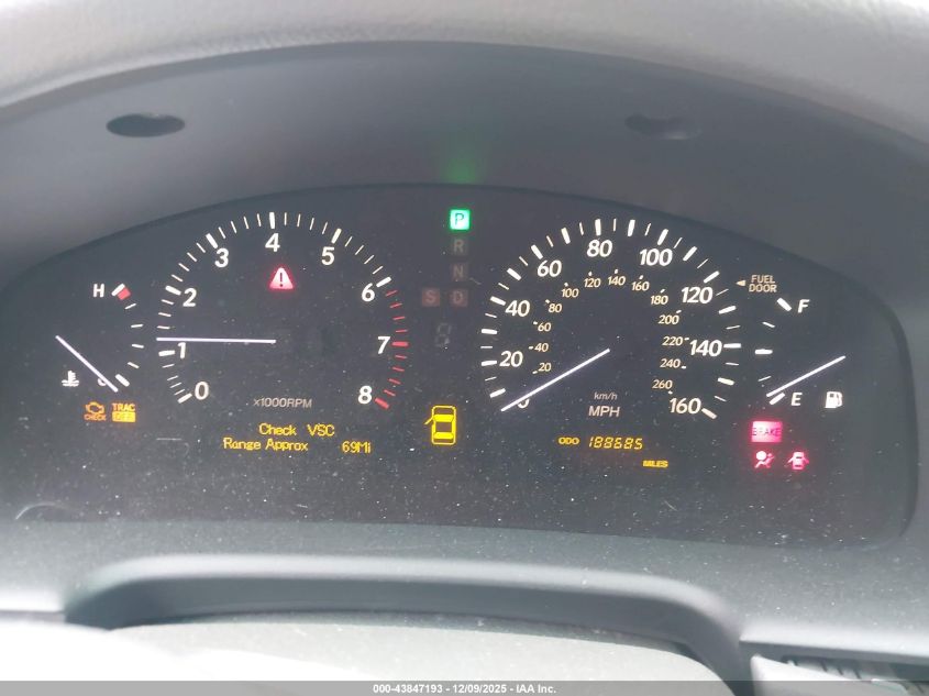 2006 Lexus Ls 430 VIN: JTHBN36F565033156 Lot: 43847193