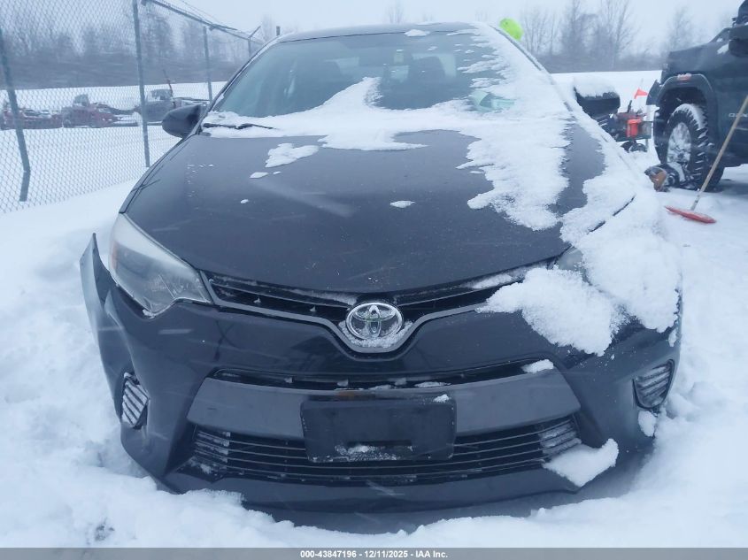 2016 Toyota Corolla Le VIN: 2T1BURHE2GC690545 Lot: 43847196