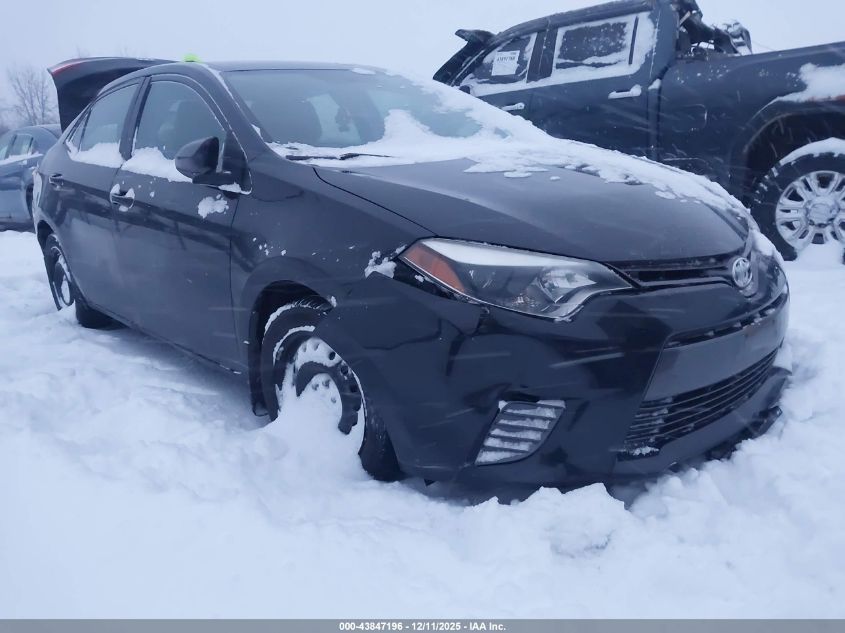 2016 Toyota Corolla Le VIN: 2T1BURHE2GC690545 Lot: 43847196