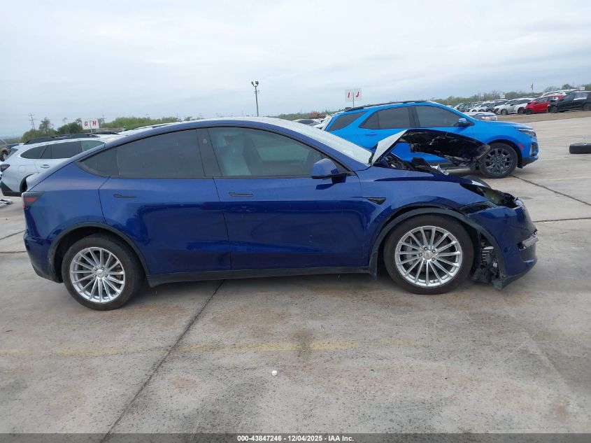 2023 Tesla Model Y Awd/Long Range Dual Motor All-Wheel Drive VIN: 7SAYGDEEXPA147884 Lot: 43847246