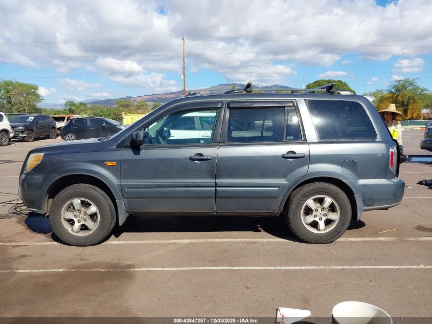 2006 Honda Pilot Ex-L VIN: 2HKYF18536H531180 Lot: 43847257