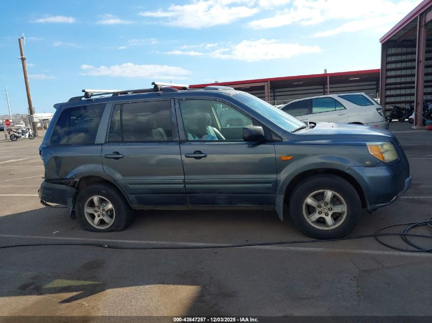2006 Honda Pilot Ex-L VIN: 2HKYF18536H531180 Lot: 43847257